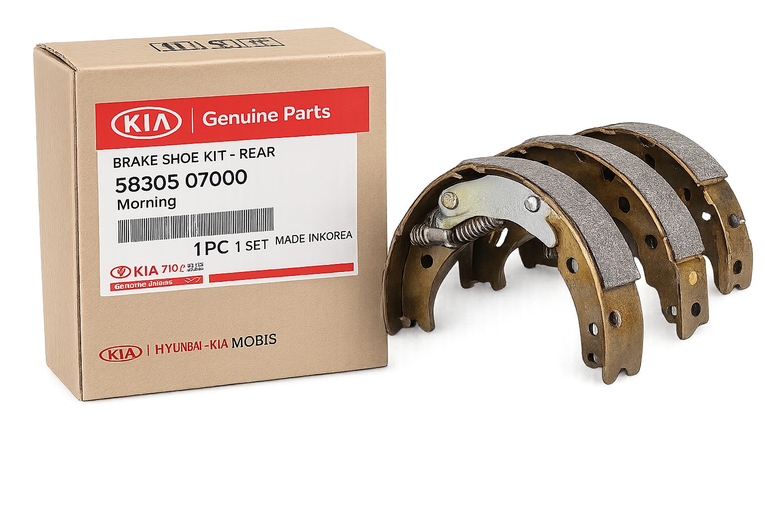 Kia Morning Rear Brake Shoes