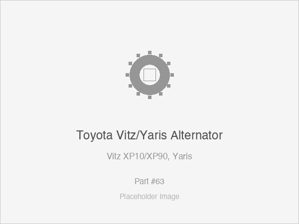 Toyota Vitz/Yaris Alternator
